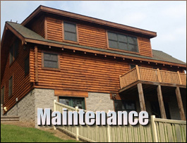  Cove City, North Carolina Log Home Maintenance